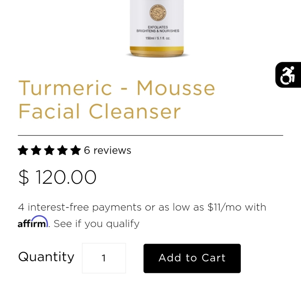 D'OR24K Prestige Turmeric Mousse Facial Cleanser - White and Gold - Picture 5 of 5